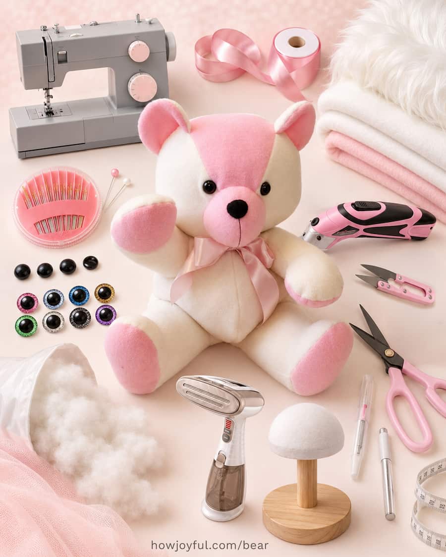 HowJoyful teddy bear material list