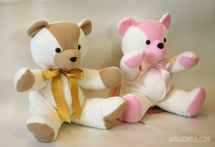 How To Sew A Teddy Bear  Pattern + Tutorial for Beginners 