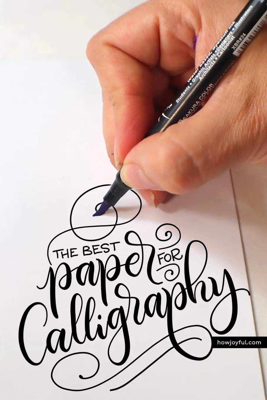paper for brush pen calligraphy
