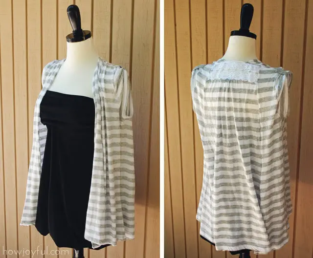 summer vest from t shirt