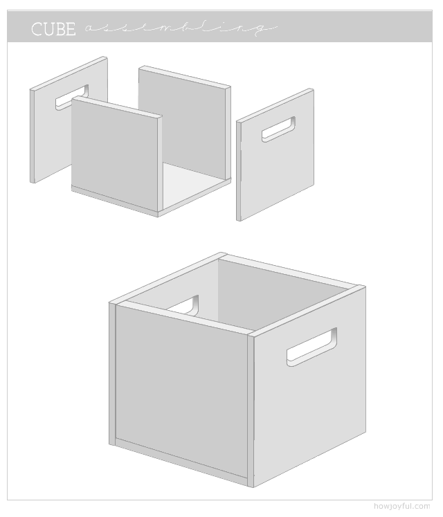 assembling the cube storage