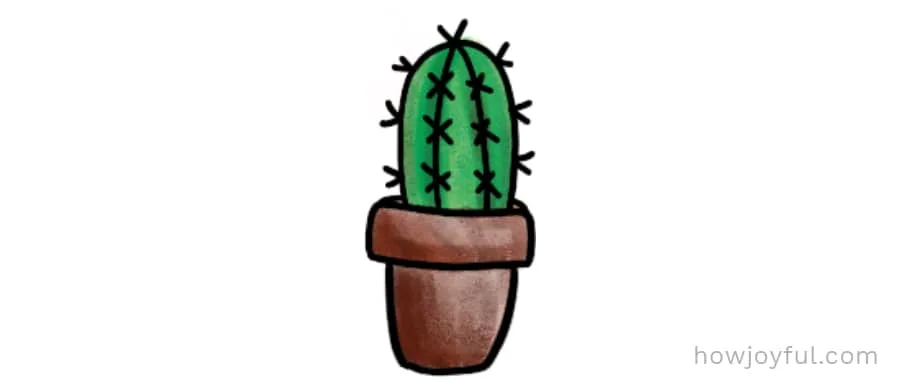 cactus drawing