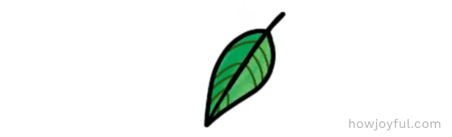 leaf drawing