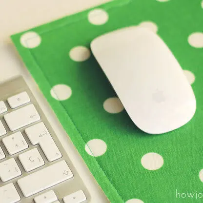 mouse pad out of fabric scraps