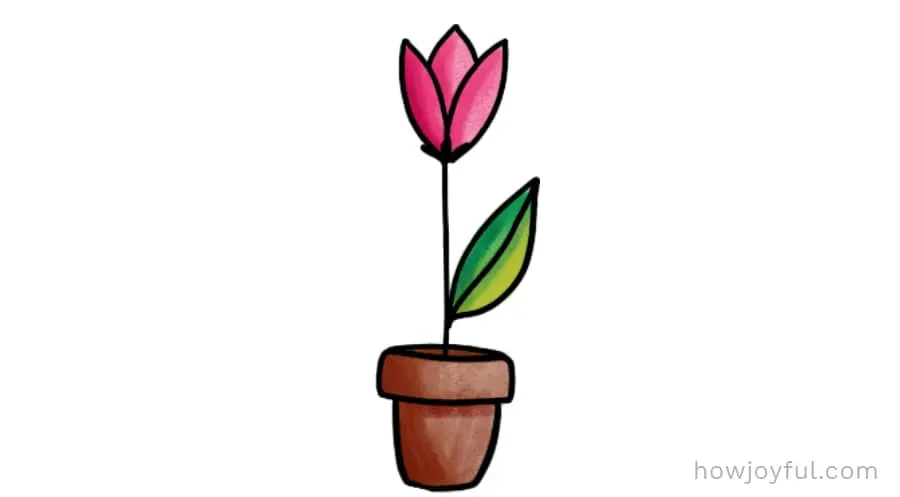 simple flowerpot