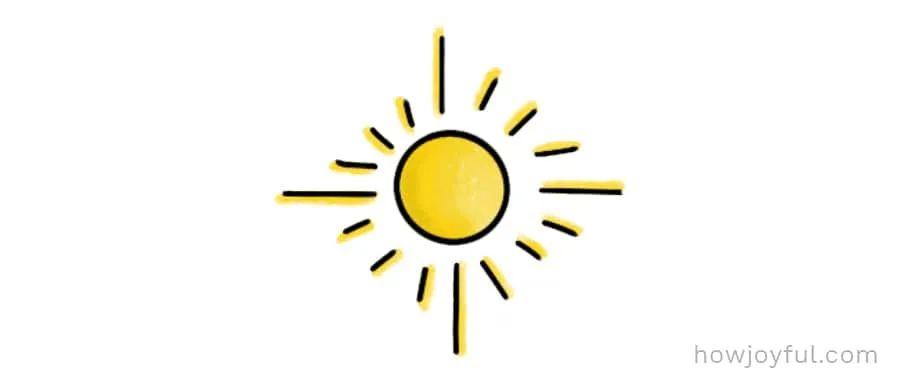 sun drawing