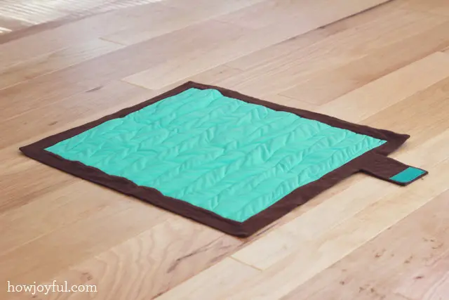 waterproof diaper mat tutorial