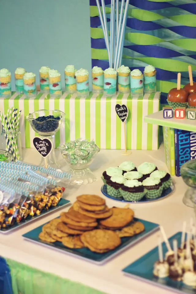 green and blue ideas