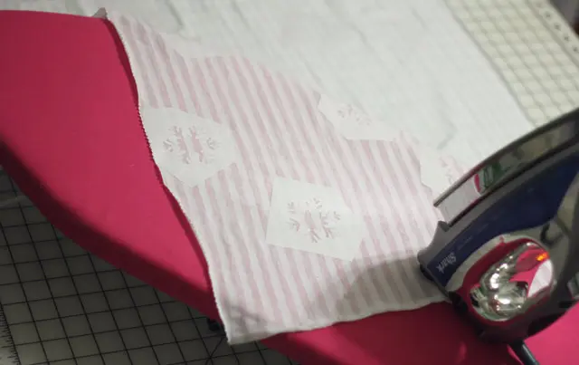 infinity scarf tutorial ironing