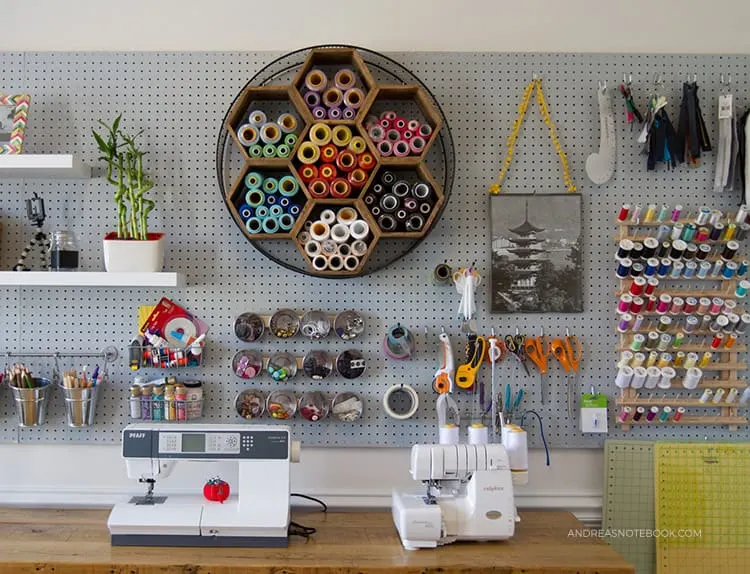 geometric pegboard