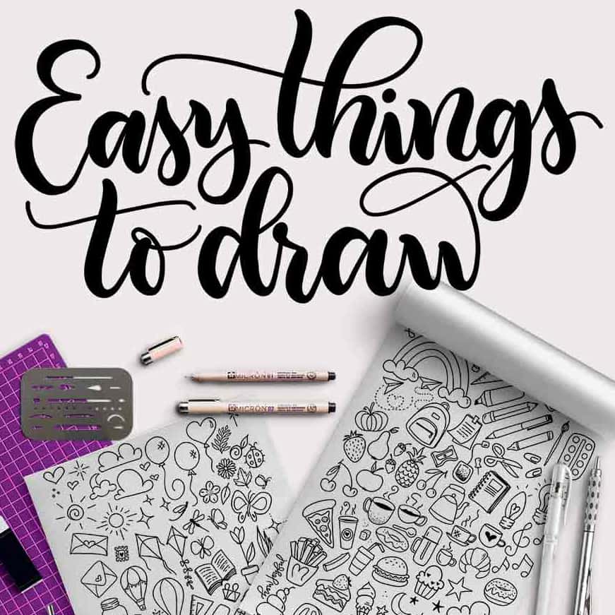 Easy things to draw: 100+ Cool ideas to doodle on your bullet journal