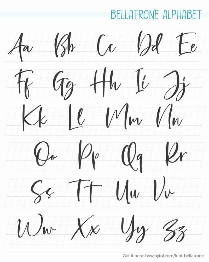 lettering fonts style