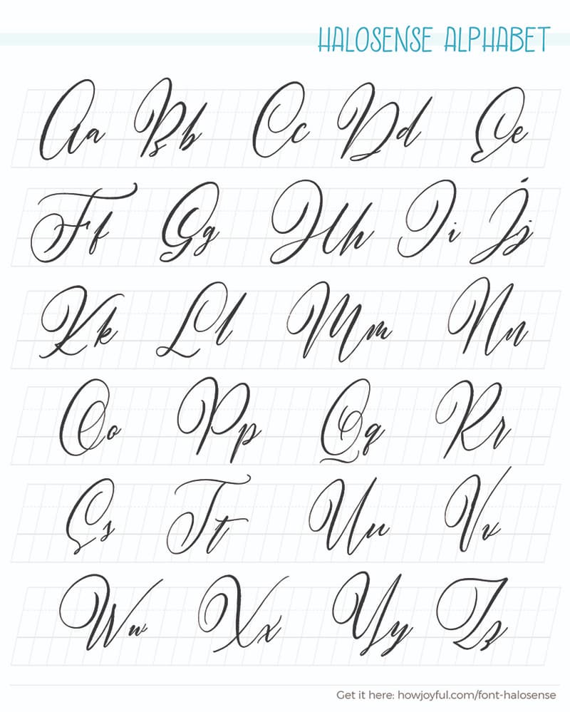 easy calligraphy fonts