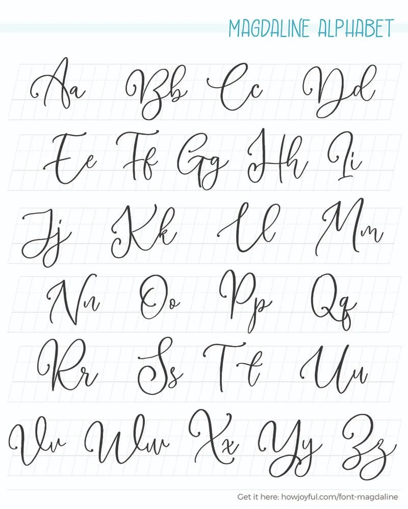 Featured image of post Calligraphy Writing Styles In English Alphabet : An alphabet is a set of letters or symbols that we use to represent the basic speech sounds of a language in writing.