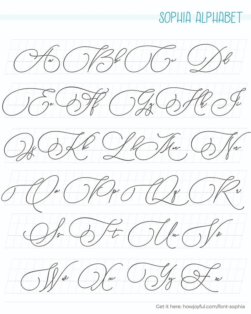 easy calligraphy fonts