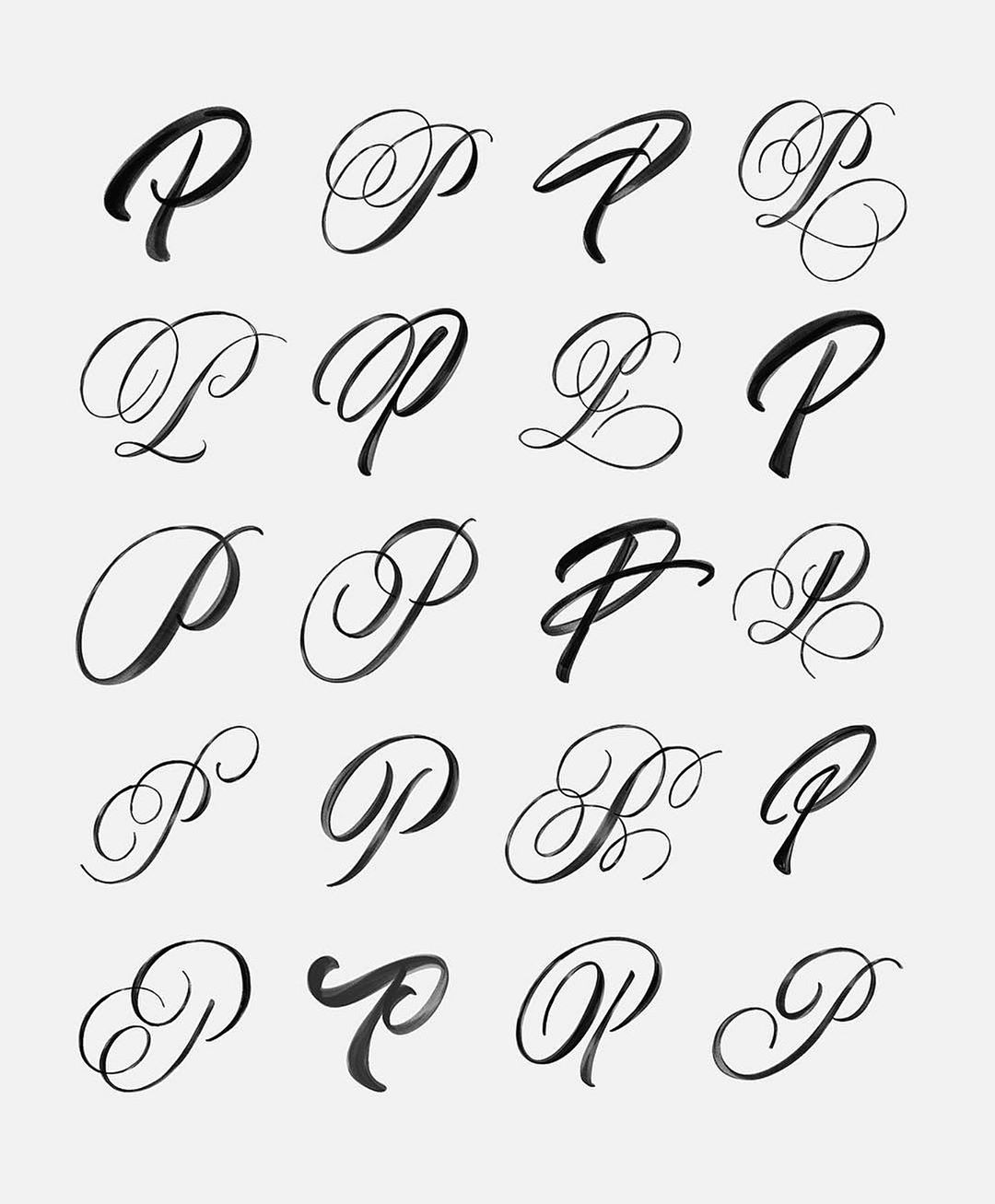 letter p examples of alphabets