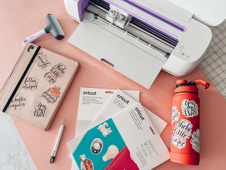 How to make stickers with your Cricut - Print then Cut feature
