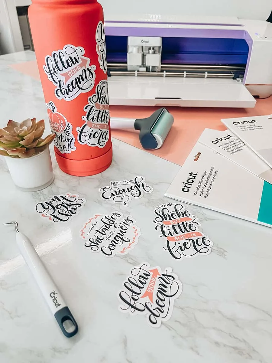 How to make stickers with Cricut: A guide for basic home printers!