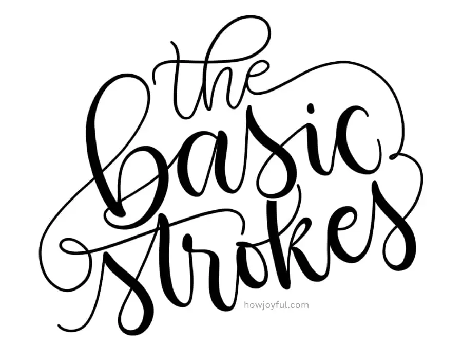 the basic strokes