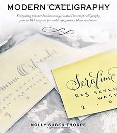 modern calligraphy book