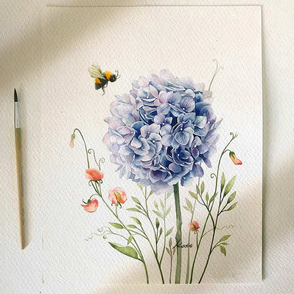 Hydrangeas art