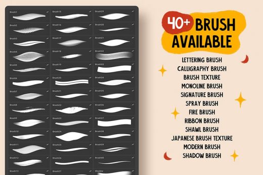 Procreate Brushes: The best brushes for iPad Lettering + Calligraphy