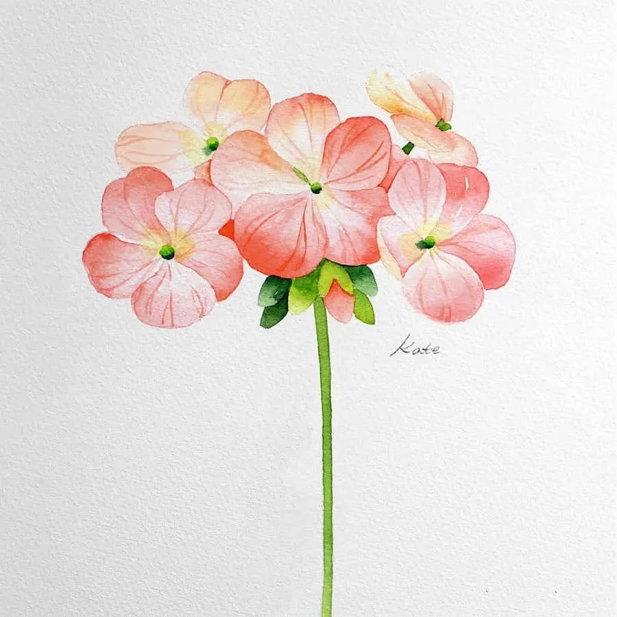 Simple Flower Drawing – Tutorial | The Drawing Journey-saigonsouth.com.vn