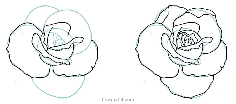 Drawings of roses: How to draw a rose - Step by step tutorial (3 ways)