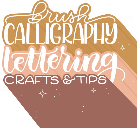 brush calligraphy lettering blog