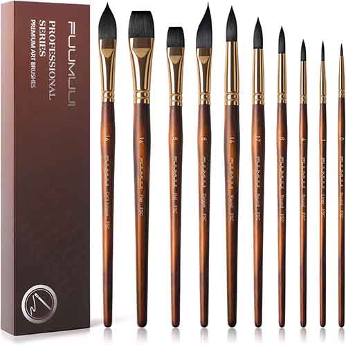 watercolor brushes